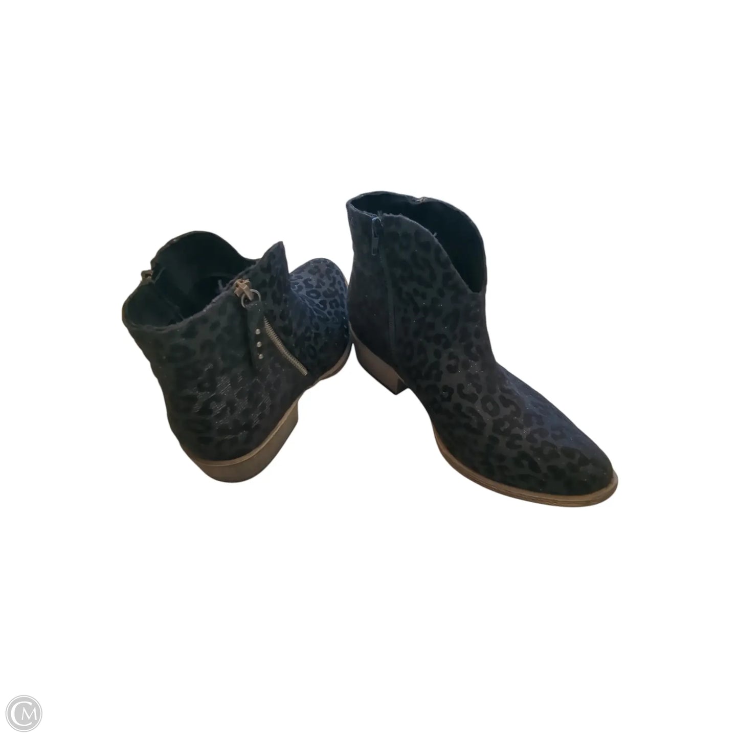 Boots Ankle Flats By Very G In Leopard Print, Size: 8.5