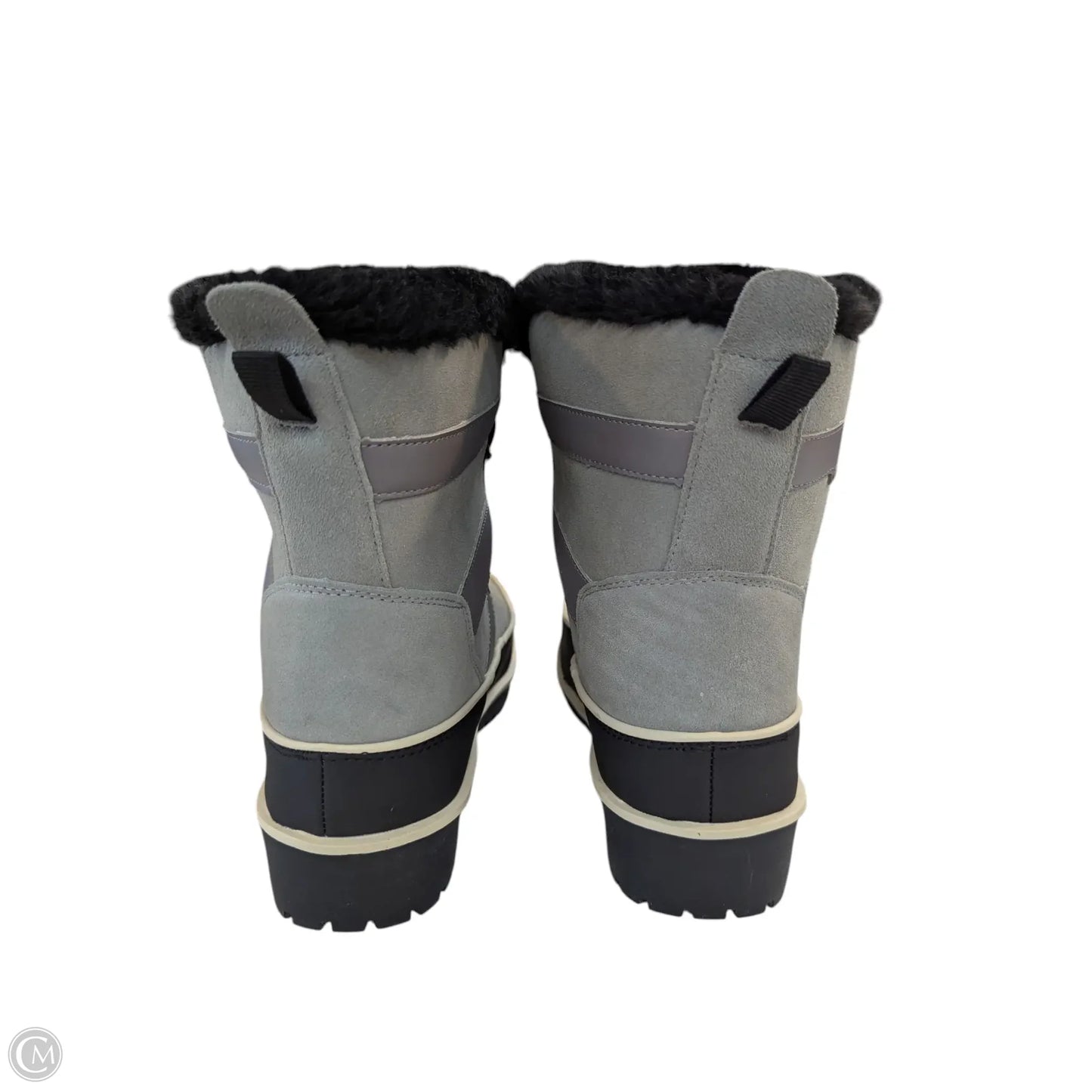 Boots Snow By Comfortview In Grey, Size: 11