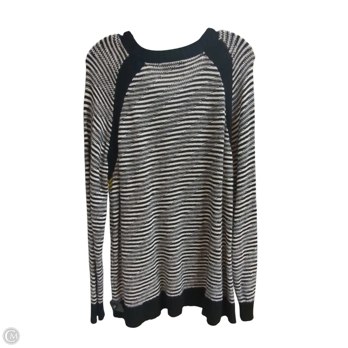 Sweater Cardigan By Lane Bryant In Striped Pattern, Size: 2x