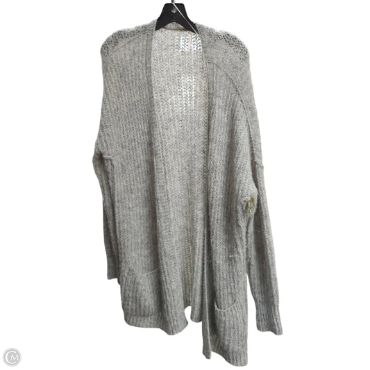 Sweater Cardigan By Free People In Grey, Size: M
