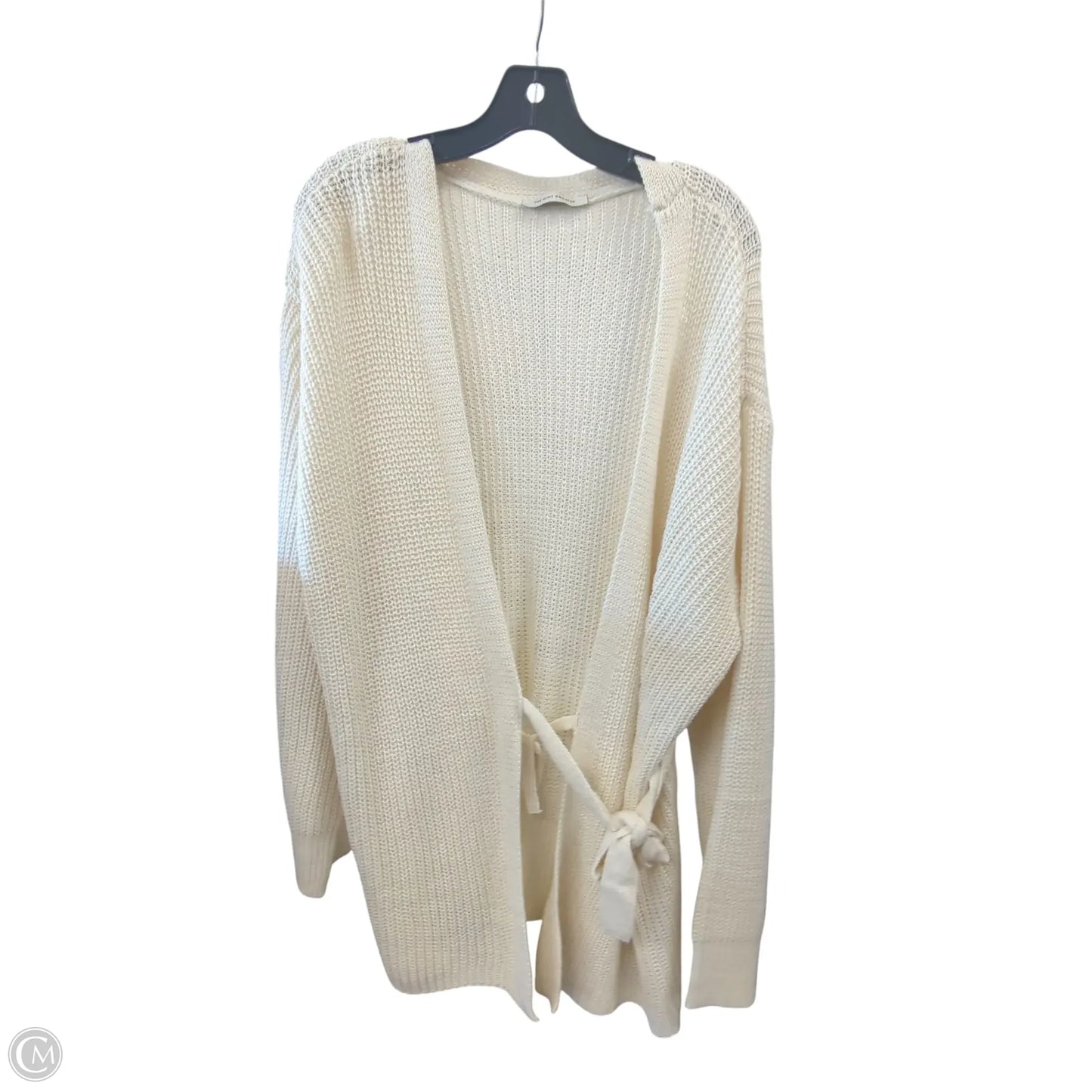 Sweater Cardigan By Clothes Mentor In Ivory, Size: 2x