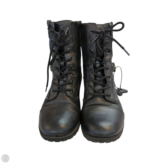 Boots Combat By G By Guess In Black, Size: 8.5