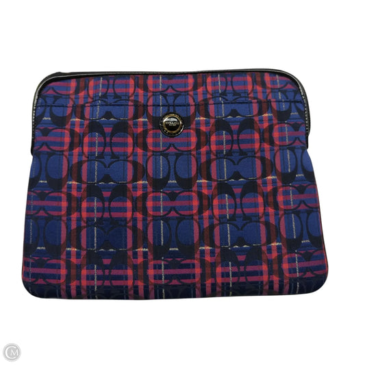 Laptop Sleeve Designer By Coach, Size: Medium