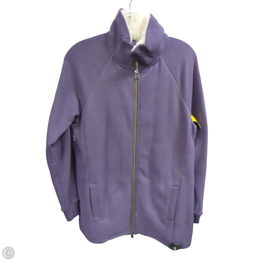 Jacket Fleece By L.l. Bean In Purple, Size: S