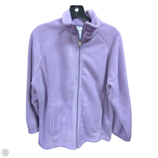 Jacket Fleece By Blair In Purple, Size: S