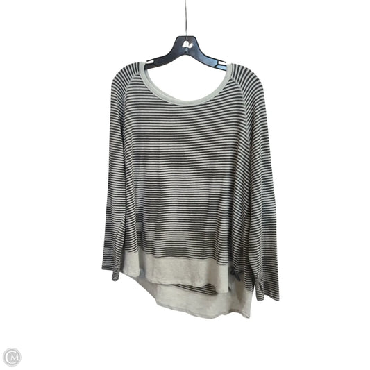 Top Long Sleeve By Clothes Mentor In Striped Pattern, Size: Xxl