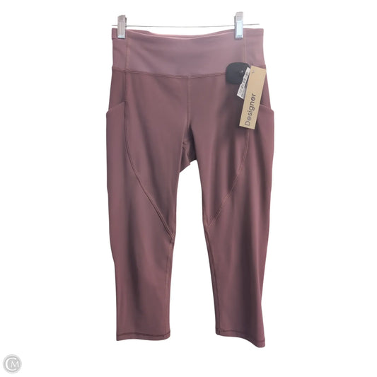 Athletic Capris By Lululemon In Pink, Size: 4