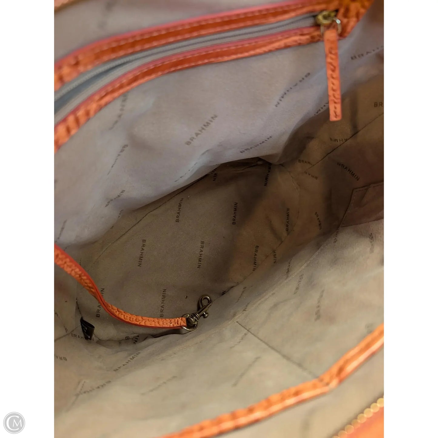 Handbag Designer By Brahmin, Size: Large