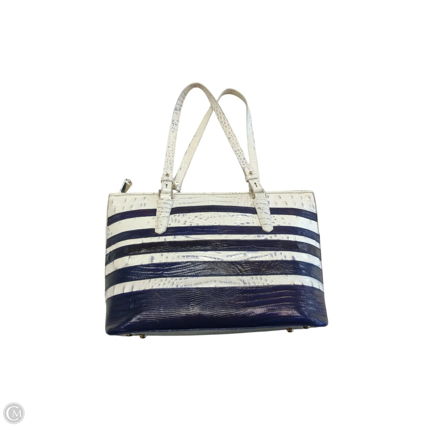 Handbag Designer By Brahmin, Size: Large