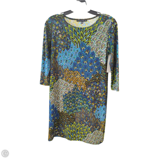 Dress Casual Short By Tiana B In Blue & Green, Size: Sp