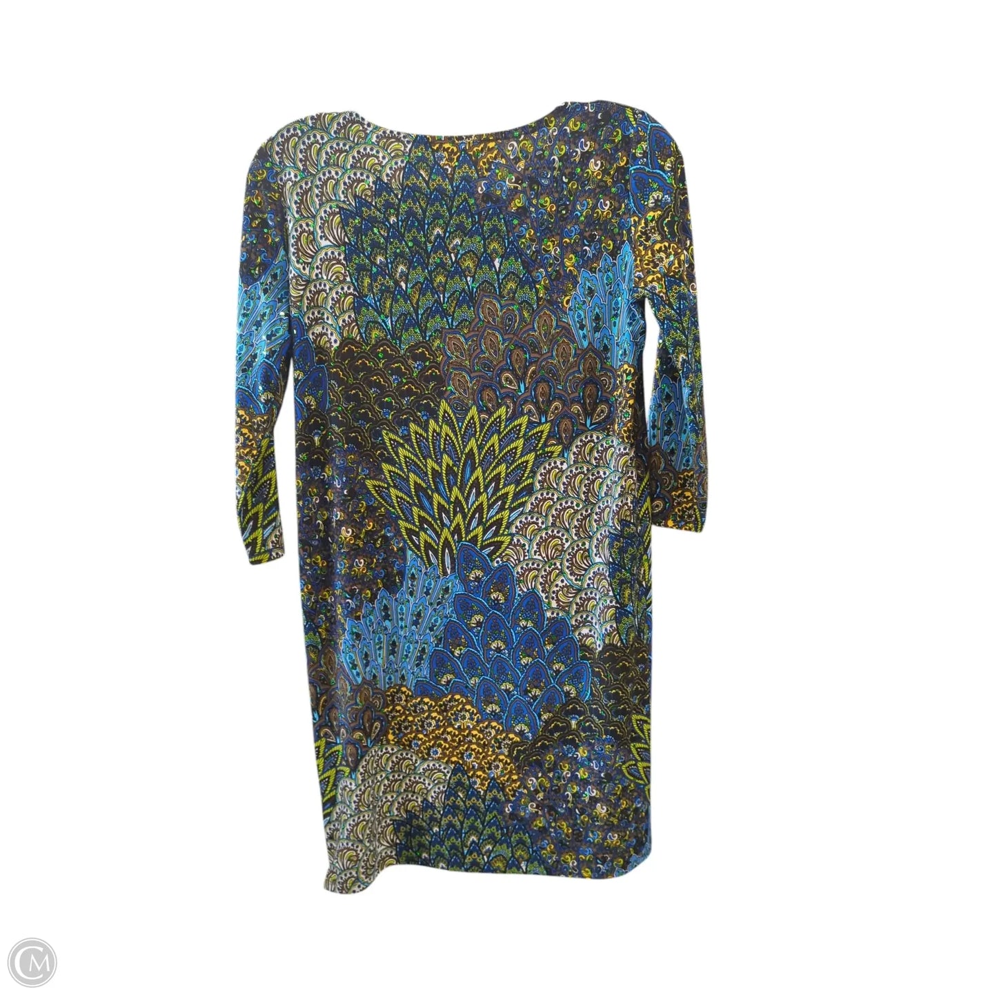 Dress Casual Short By Tiana B In Blue & Green, Size: Sp