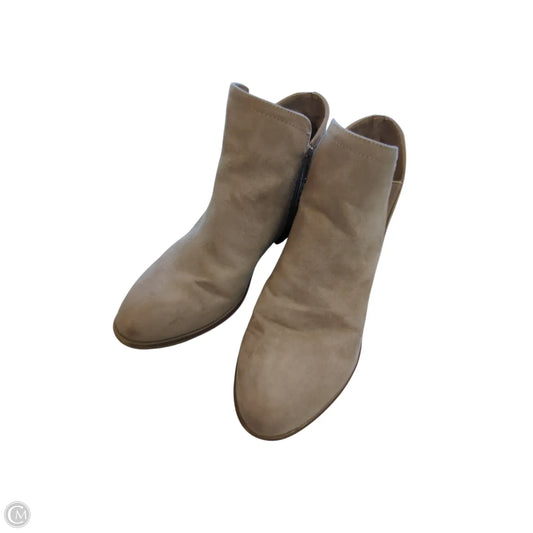 Boots Ankle Flats By Mia In Tan, Size: 8.5