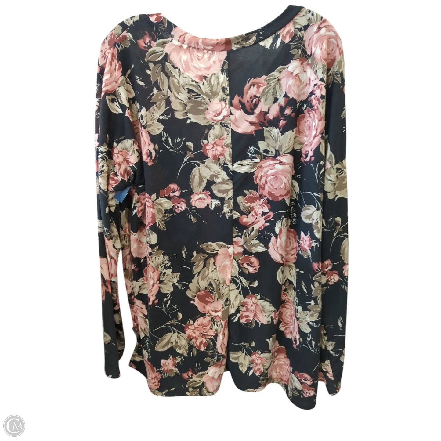 Top Long Sleeve By Sew In Love In Floral Print, Size: L