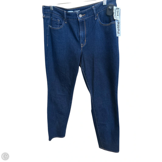 Jeans Skinny By Old Navy In Blue Denim, Size: 12p