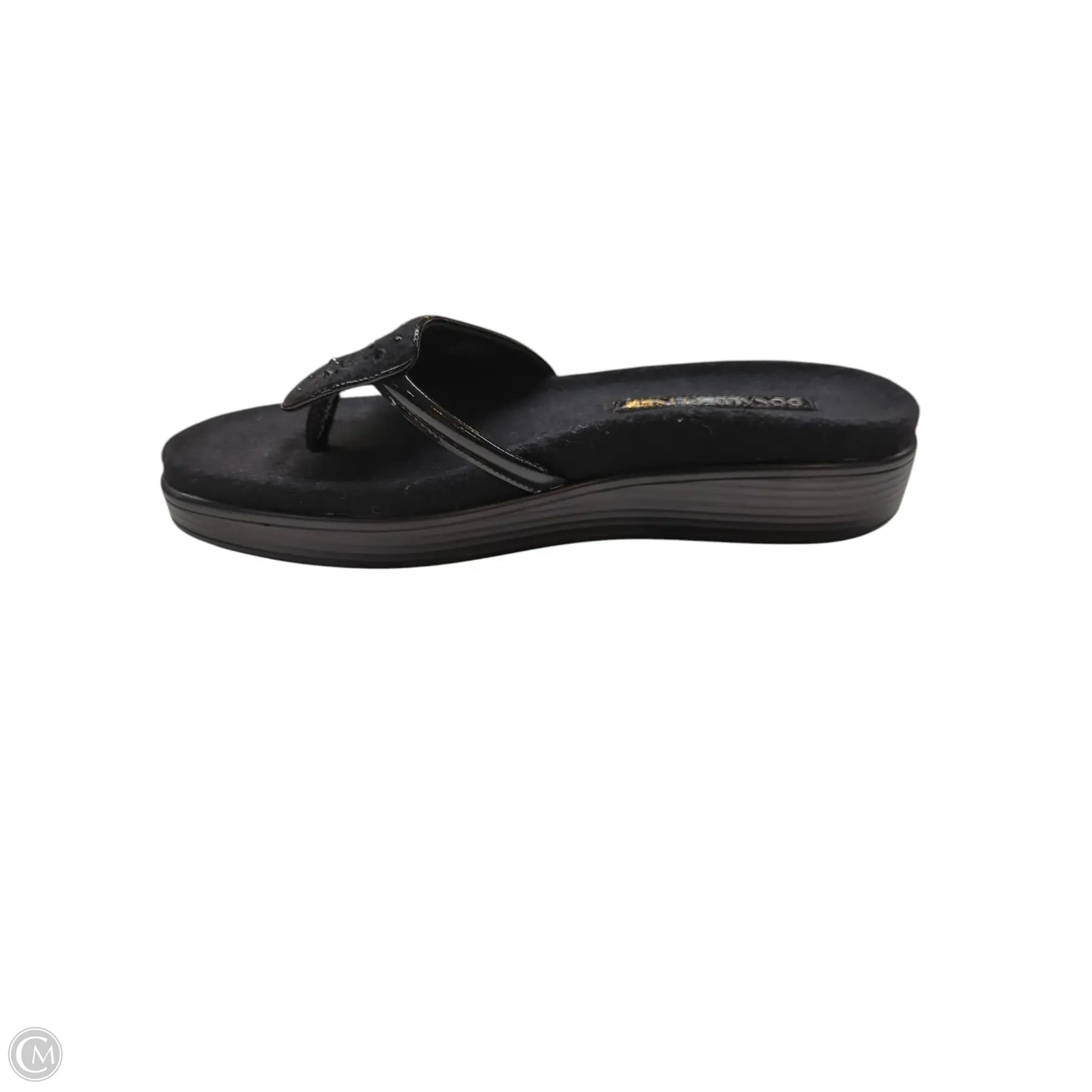 Sandals Flats By Donald Pliner In Black, Size: 9.5