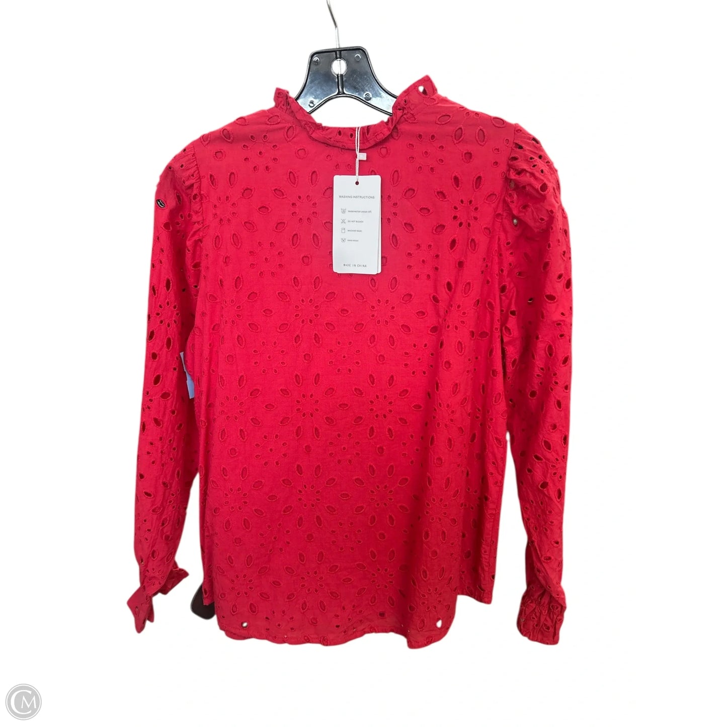 Top Long Sleeve By Zesica In Pink, Size: S