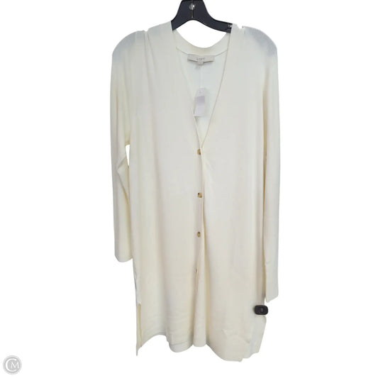 Cardigan By Loft In White, Size: Xl
