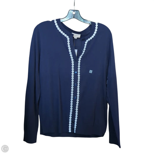 Cardigan By Loft In Navy, Size: Xl