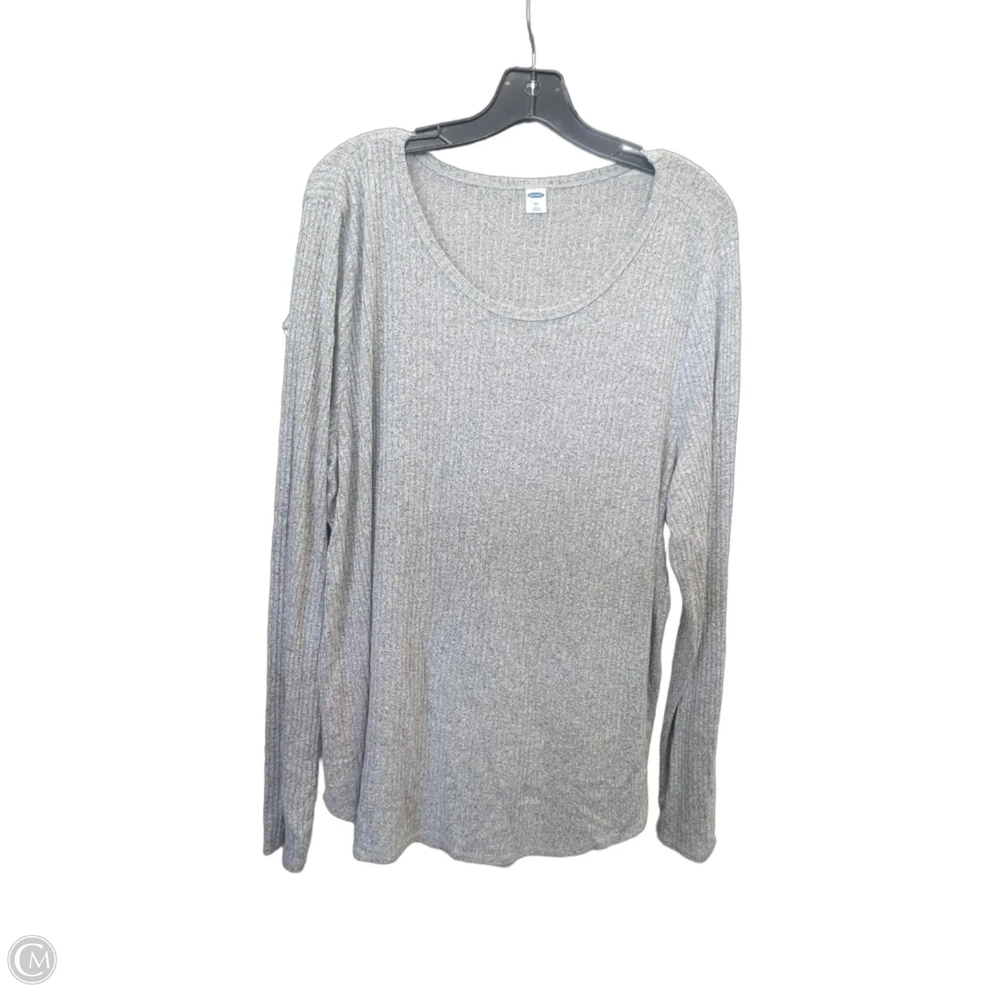 Top Long Sleeve By Old Navy In Grey, Size: Xxl