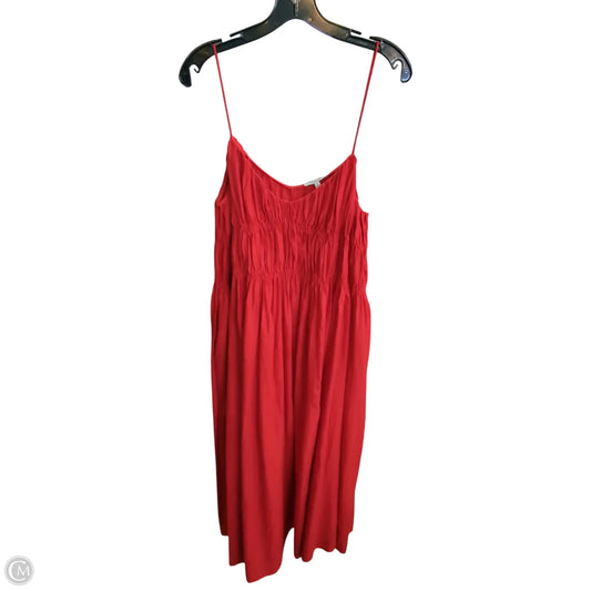 Dress Casual Maxi By Madewell In Red, Size: S