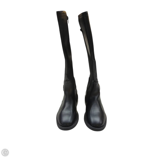 Boots Mid-calf Flats By St Johns Bay In Black, Size: 7