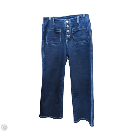 Jeans Wide Leg By Clothes Mentor In Blue Denim, Size: 4