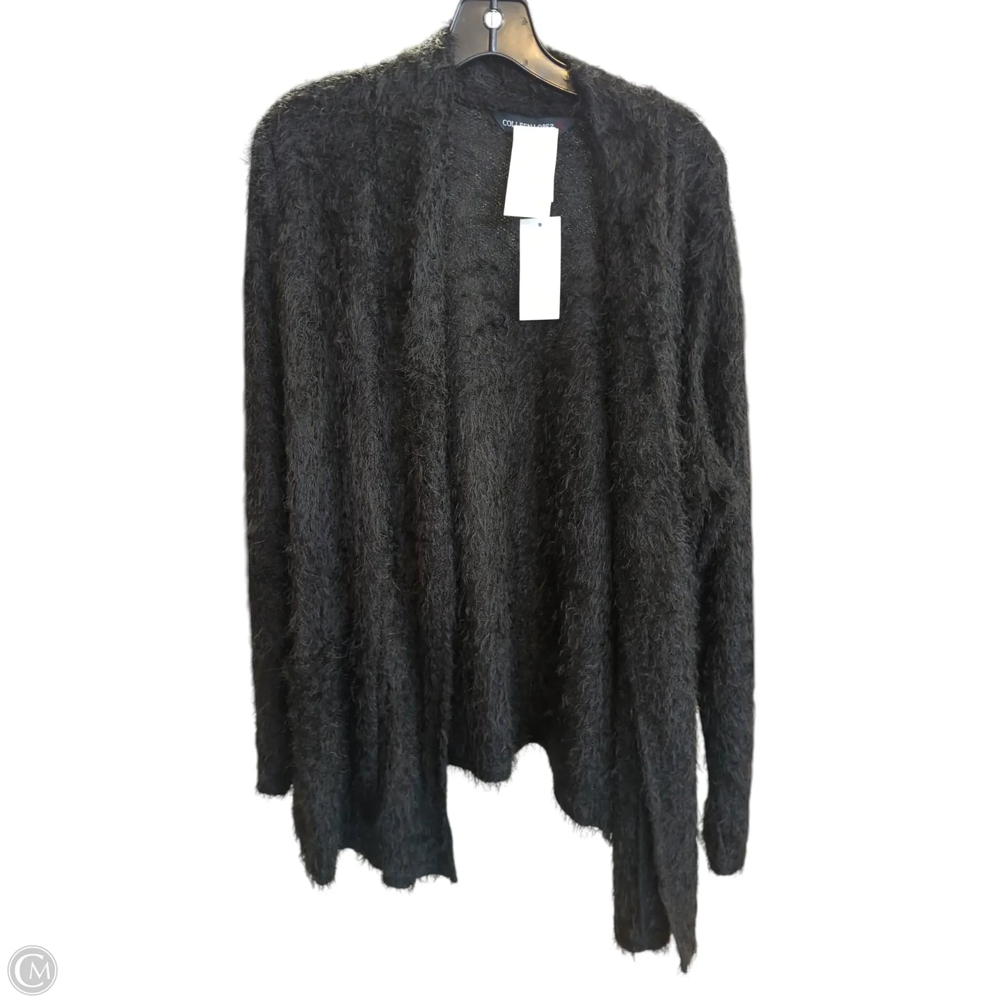 Cardigan By Colleen Lopez In Black, Size: 1x