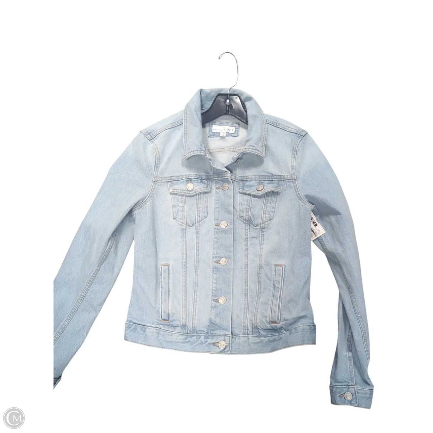 Jacket Denim By Loft In Blue Denim, Size: Xs