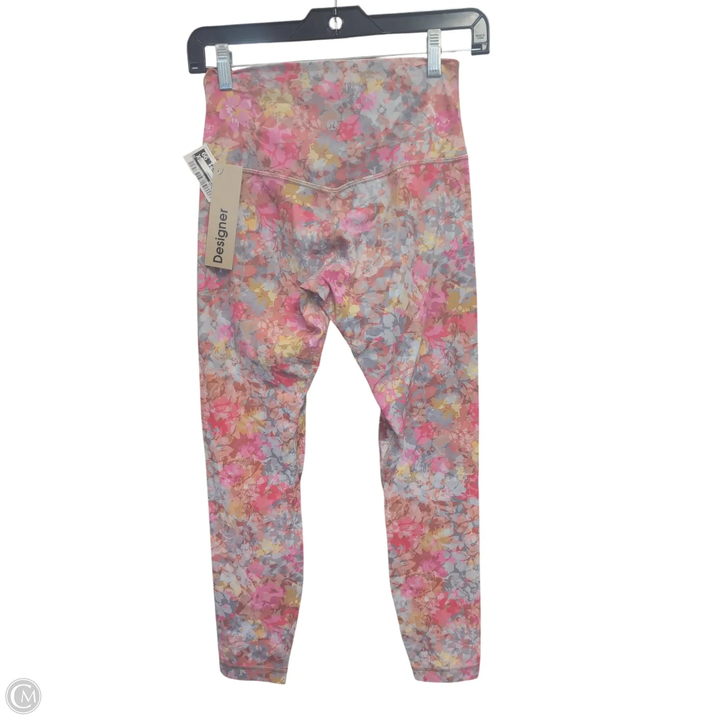 Athletic Leggings By Lululemon In Floral Print, Size: 6