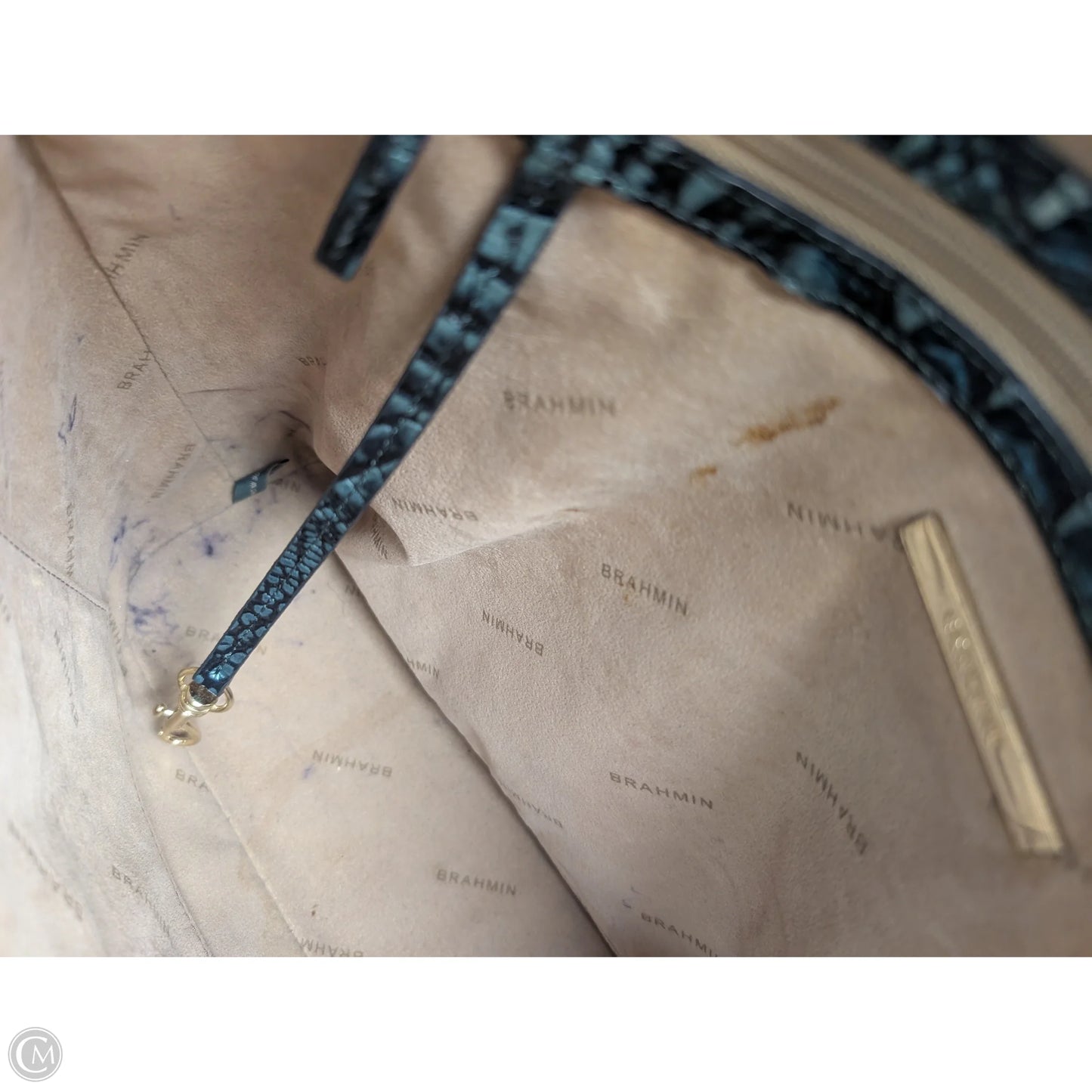 Handbag Designer By Brahmin, Size: Medium