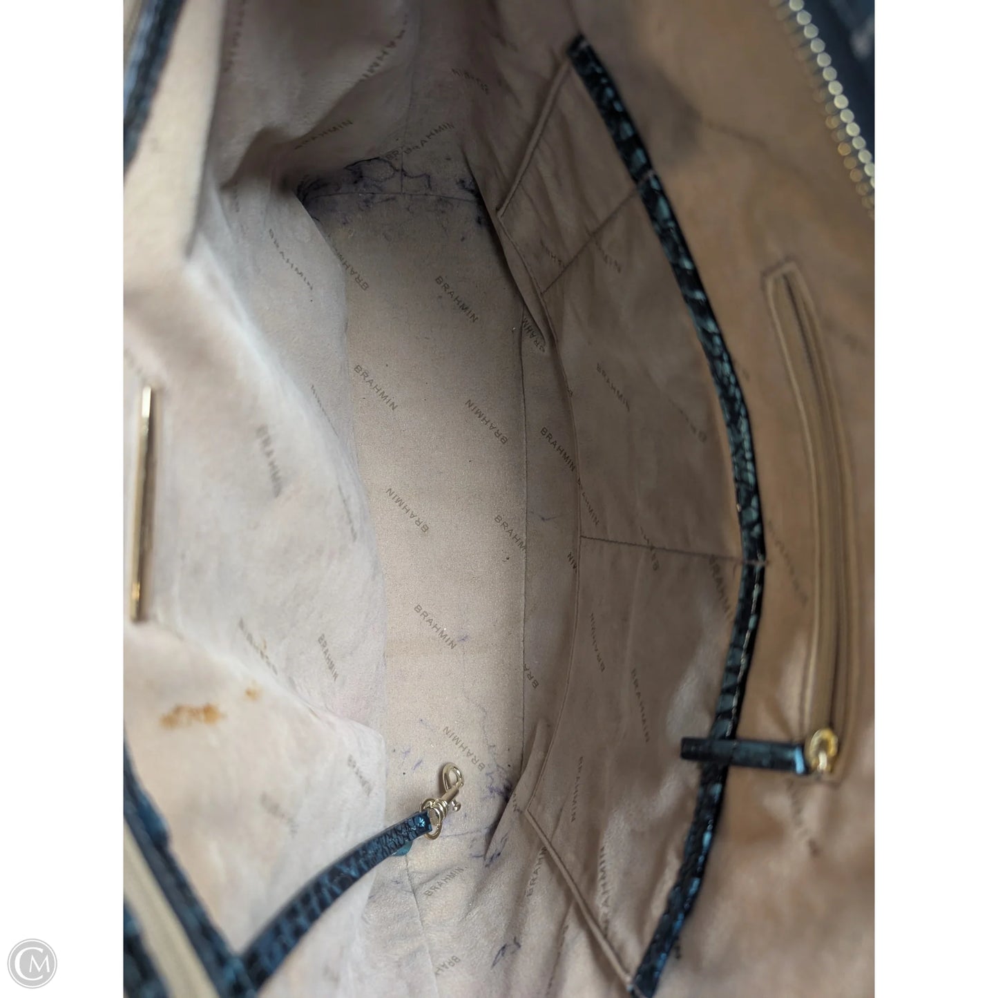 Handbag Designer By Brahmin, Size: Medium