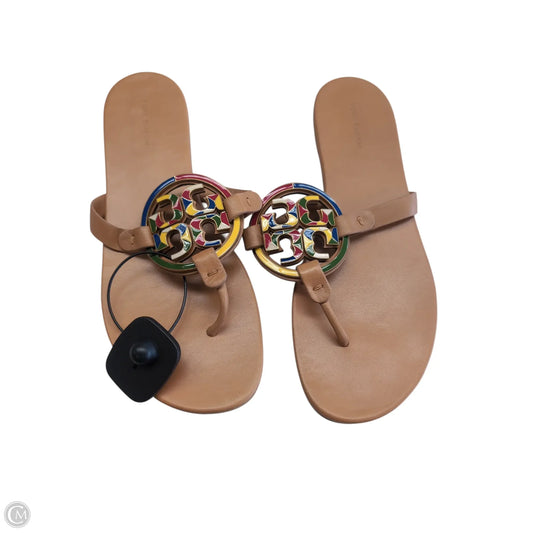 Sandals Designer By Tory Burch In Multi-colored, Size: 10