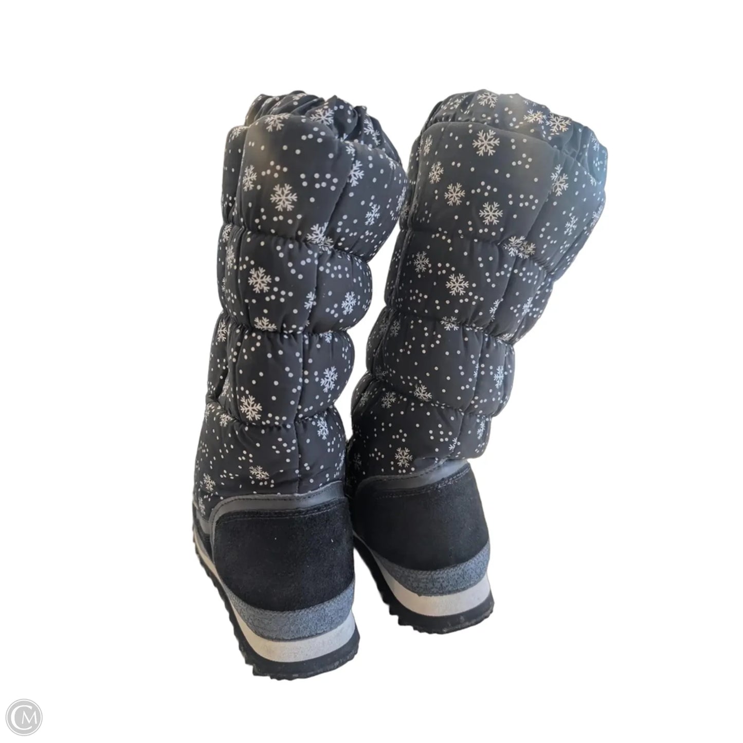 Boots Snow By Clothes Mentor In Black, Size: 8.5