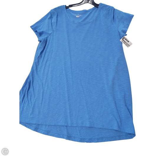Top Short Sleeve Designer By Lilly Pulitzer In Blue, Size: L