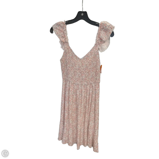 Dress Casual Short By Japna In Pink & White, Size: M