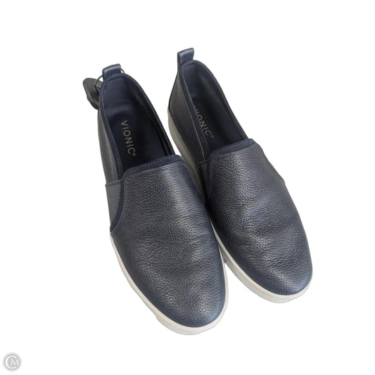 Shoes Flats By Vionic In Navy, Size: 8.5