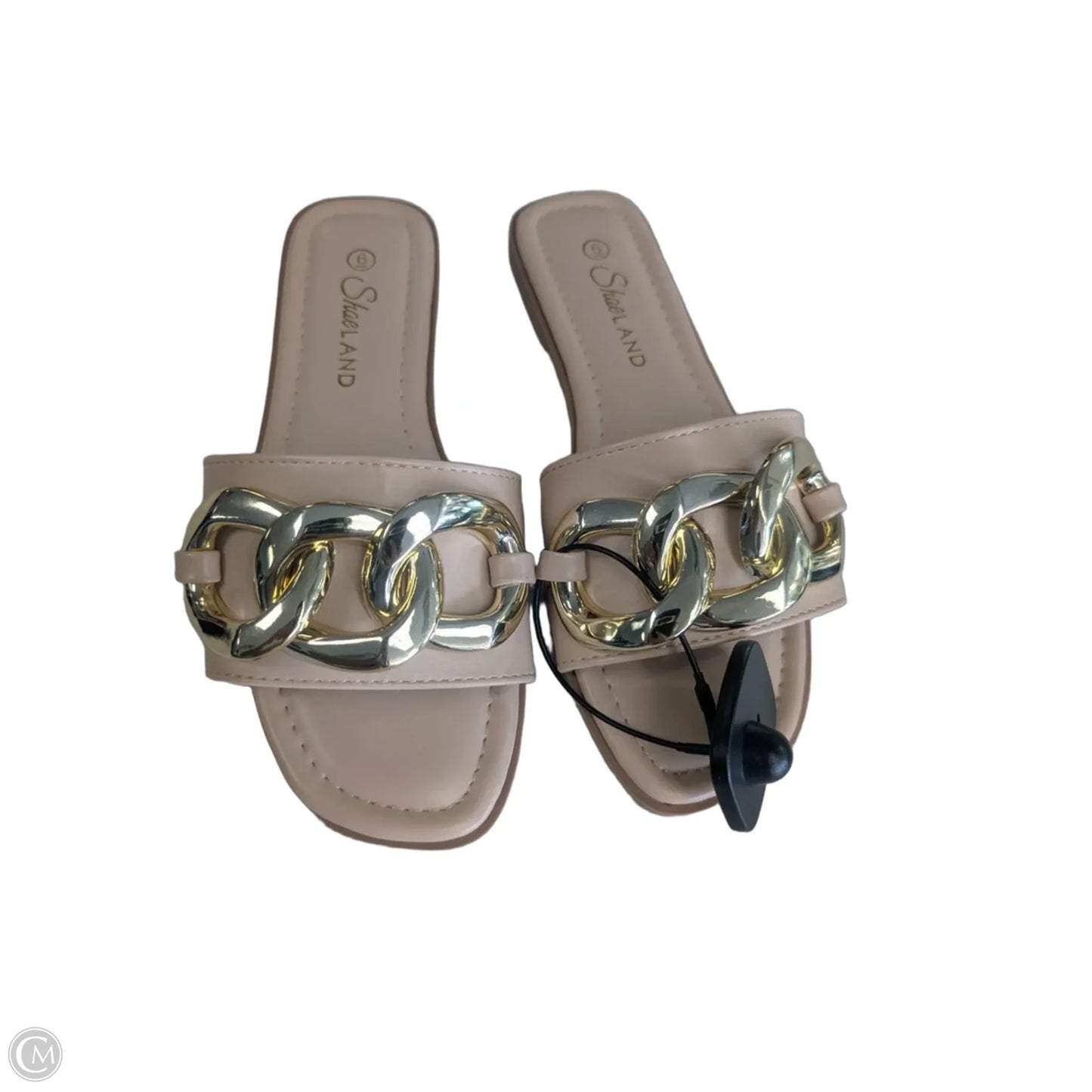Sandals Flats By Clothes Mentor In Tan, Size: 6