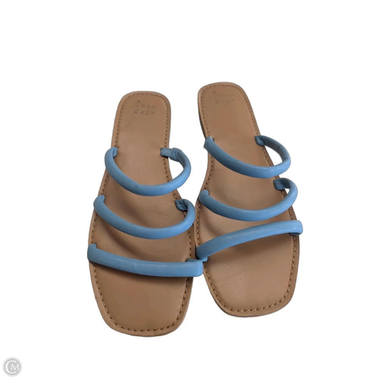Sandals Flats By A New Day In Blue, Size: 7