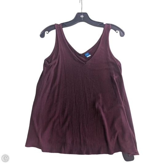 Tank Top By Old Navy In Maroon, Size: Xs