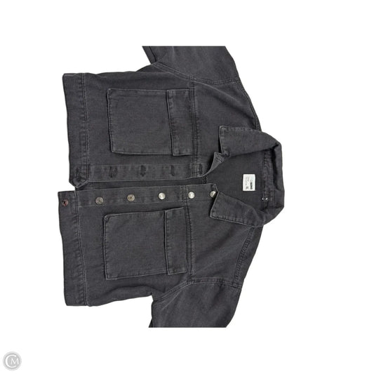 Jacket Denim By Ci Sono In Black Denim, Size: Xl