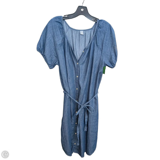 Dress Casual Short By Old Navy In Blue Denim, Size: L