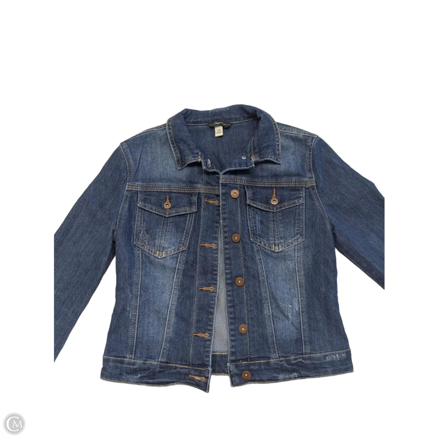 Jacket Denim By Supplies In Blue Denim, Size: Xs