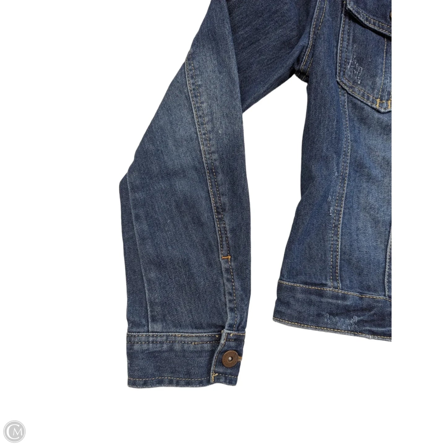 Jacket Denim By Supplies In Blue Denim, Size: Xs