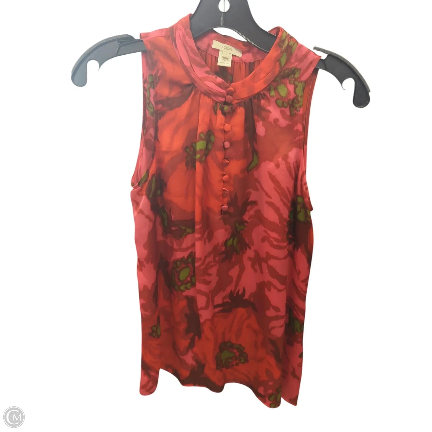 Top Sleeveless By J. Crew In Red, Size: Xs