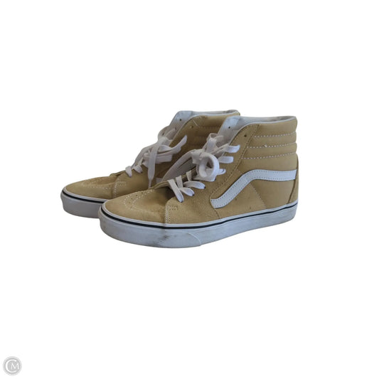 Shoes Sneakers By Vans In Tan, Size: 9