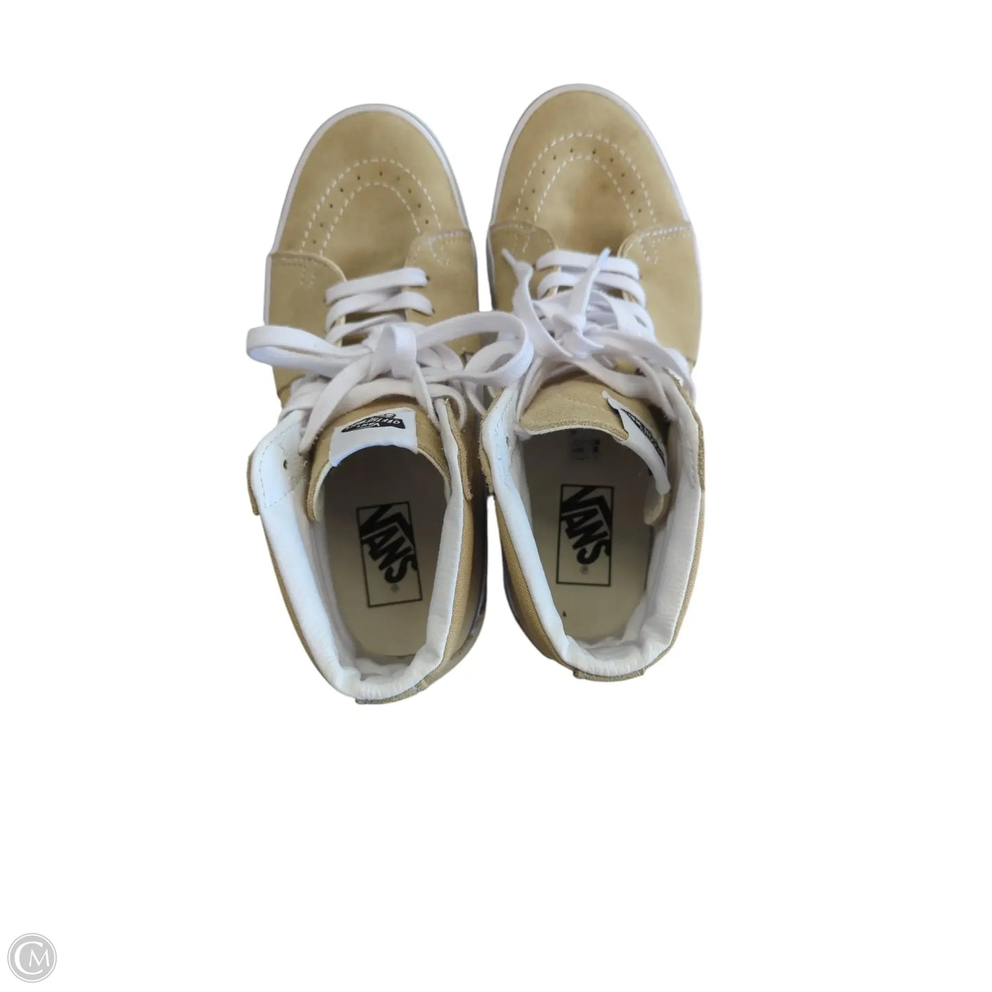 Shoes Sneakers By Vans In Tan, Size: 9
