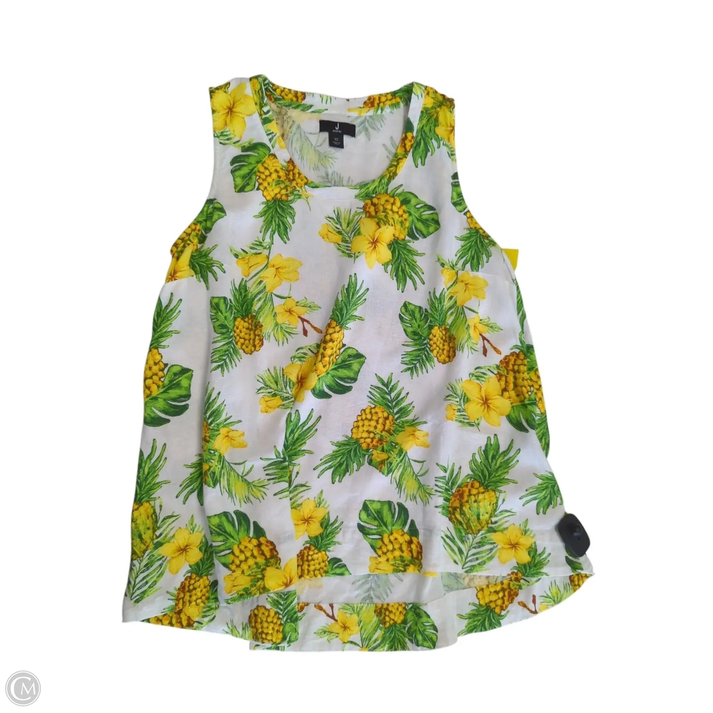 Top Sleeveless Designer By Jason Wu In Tropical Print, Size: Xs