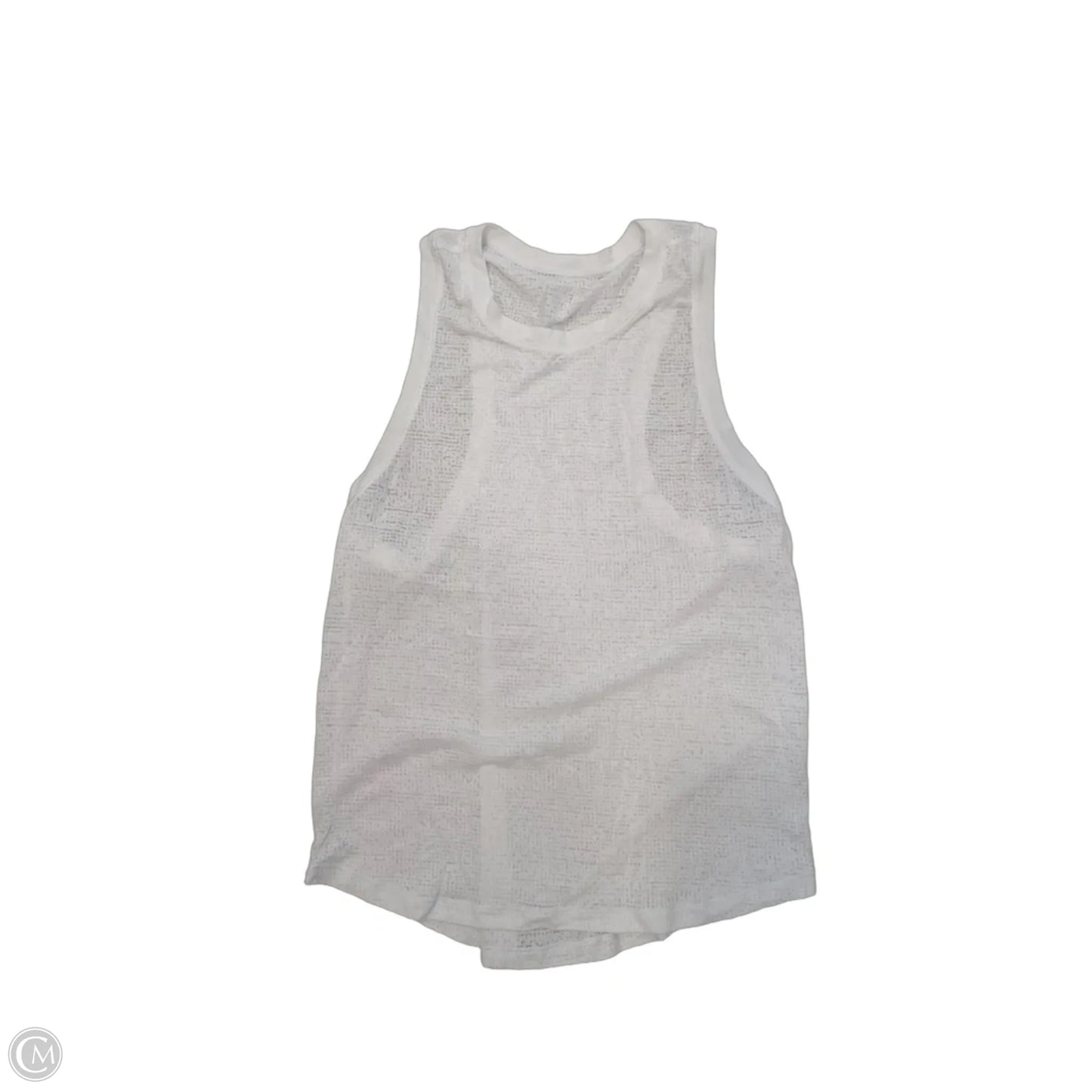 Athletic Tank Top By Lululemon In White, Size: 6
