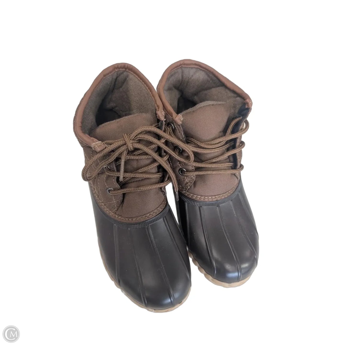 Boots Rain By St Johns Bay In Brown, Size: 8