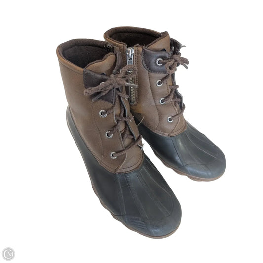 Boots Rain By Sperry In Brown, Size: 9